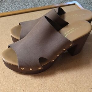 Brown Women's Platform Sandals